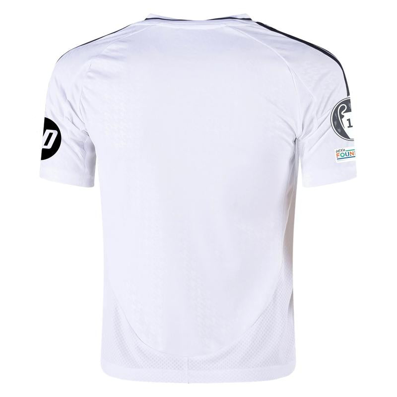 Champions League Bellingham #5 Short Sleeve Shirt 2024-25 Home Kit Soccer Jersey - Performance Fabric, Breathable, Ergonomic Cut, Durable Construction