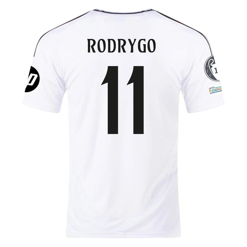 Champions League Bellingham #5 Short Sleeve Shirt 2024-25 Home Kit Soccer Jersey - Performance Fabric, Breathable, Ergonomic Cut, Durable Construction