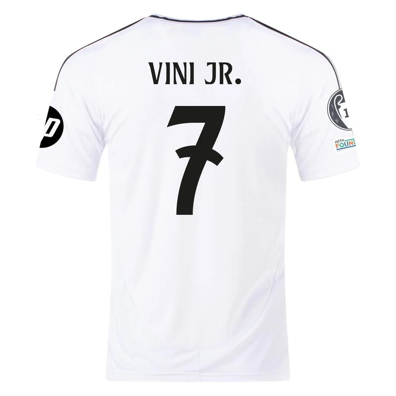 Champions League Bellingham #5 Short Sleeve Shirt 2024-25 Home Kit Soccer Jersey - Performance Fabric, Breathable, Ergonomic Cut, Durable Construction