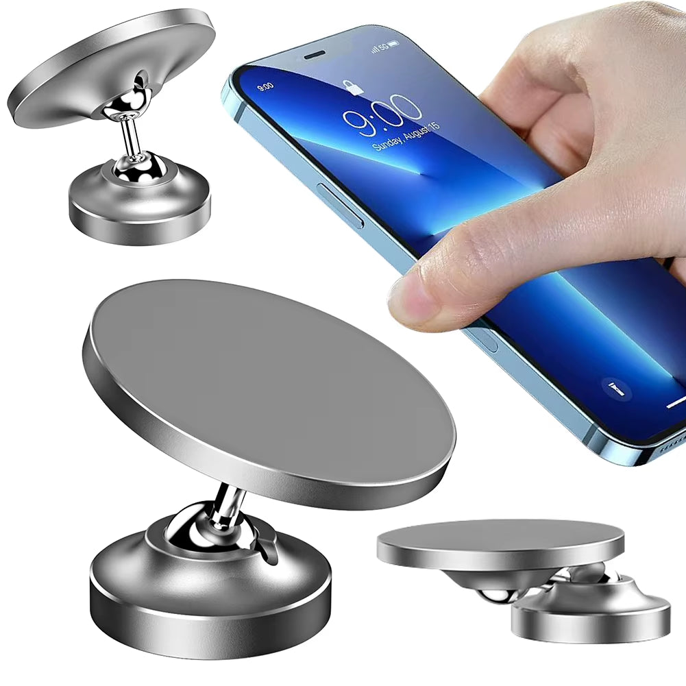 Gym Magnetic Phone Holder Alloy Base Strong Magnet Gym Phone Mount & Holder for Iphone Samsung Xiaomi Huawei for Gym Car Kitchen